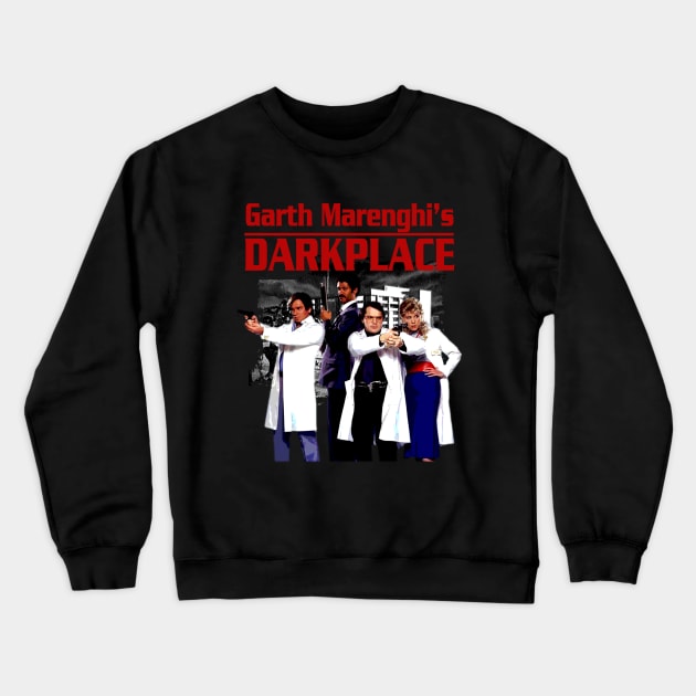 Dark Place Hospital Crewneck Sweatshirt by Meta Cortex